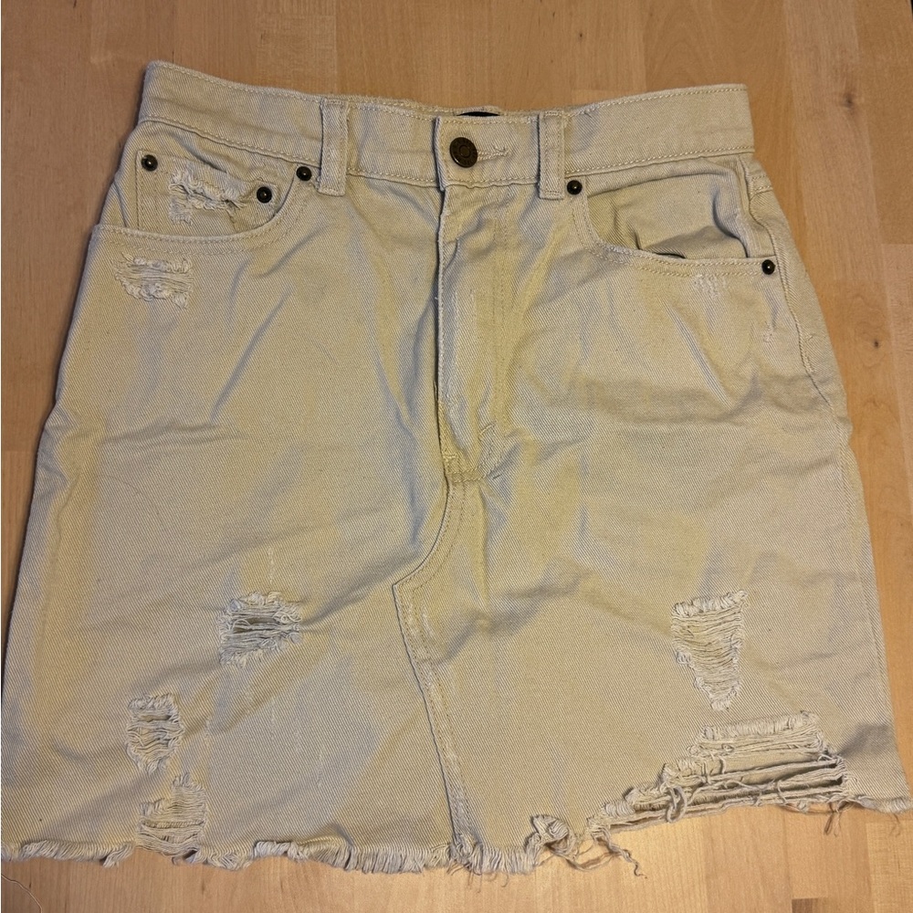 BDG tan skirt